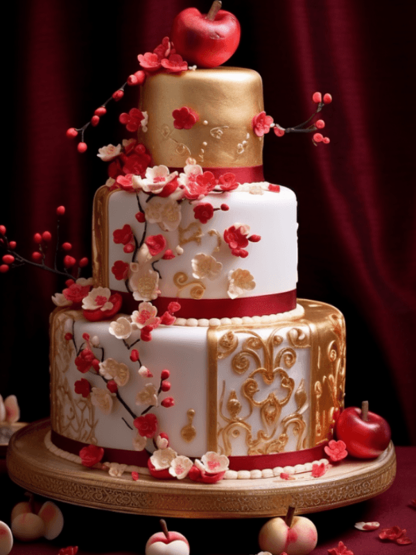Asian-inspired cake